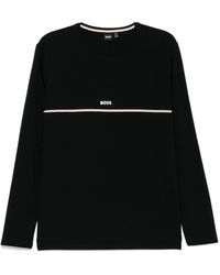 BOSS - ロゴ ロングtシャツ - Lyst
