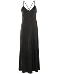 IVY & OAK - Abito Lungo Con Scollo A V - Lyst