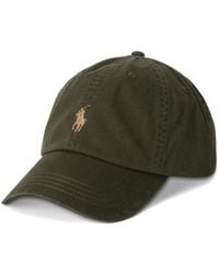 Polo Ralph Lauren - Pony Embroidered Cotton-Chino Ball Cap - Lyst