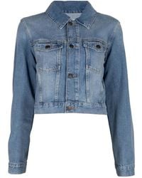 FRAME - Off Duty Denim Jacket - Lyst