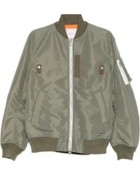 Sacai - Nylon Bomber Jacket - Lyst