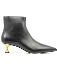 STUDIO AMELIA - Palmela Pointed-Toe Ankle Boots - Lyst