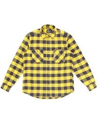 HTC - Logo-Print Check-Pattern Shirt - Lyst