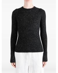 AURALEE - Pull En Cachemire À Design Côtelé - Lyst