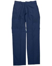 Calvin Klein - Textured Straight-Leg Trousers - Lyst