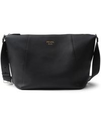Prada - Borsa A Spalla Con Logo - Lyst
