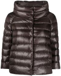 Herno - High-Neck Puffer Jacket - Lyst