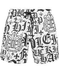 Philipp Plein - Boxer Swim Shorts - Lyst