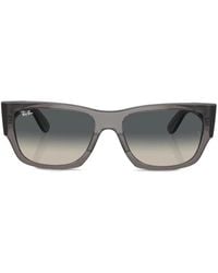 Ray-Ban - Carlos Rectangle-Frame Sunglasses - Lyst