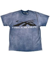 HELLSTAR - Sports Core Rhinestone-Logo T-Shirt - Lyst