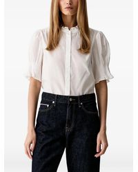 Rag & Bone - Ruffled Puff-Sleeve Blouse - Lyst