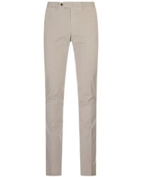 PT Torino - Logo-Plaque Slim-Fit Trousers - Lyst