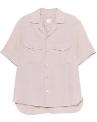Eleventy - Linen Pocket Shirt - Lyst