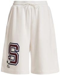 Essentiel Antwerp - Peanuts Snoopy Patch Shorts - Lyst