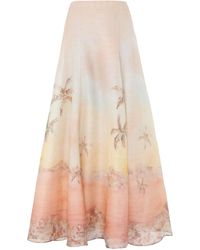 Zimmermann - Illuminate マキシスカート - Lyst
