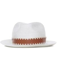 Eleventy - Whipstitch-Detail Fedora Hat - Lyst