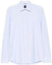 BOSS - Vertical-Stripe Long-Sleeve Shirt - Lyst