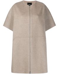 Theory Double-faced Bell Coat - Grey