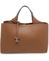 Tod's - Shopper Mit Logo-Anhänger - Lyst