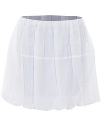 ELEH - Ruffled Mini Skirt - Lyst