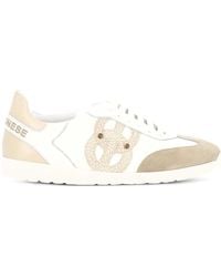 Borbonese - Leather Sneakers - Lyst