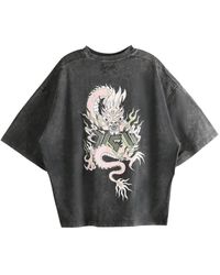D-R-G-N - Graphic-Print T-Shirt - Lyst