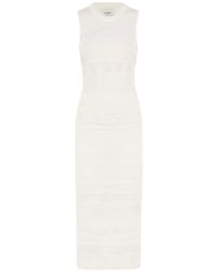 Laneus - Open-Back Knitted Dress - Lyst