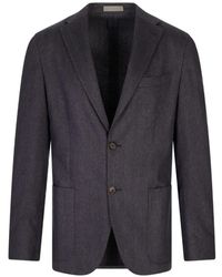 Corneliani - Blazer À Motif De Chevrons - Lyst