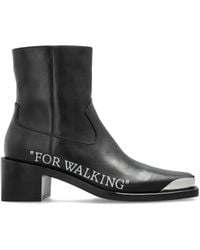 Off-White c/o Virgil Abloh - For Walking Ankle Boots - Lyst