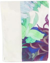 Psophia - Palm-Leaf Print Scarf - Lyst