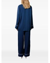 Sleeper - Finnegan Piping Pajama Trousers - Lyst