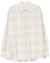Our Legacy - Borrowed Check-Print Shirt - Lyst