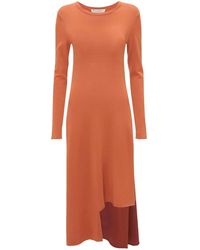 JW Anderson - Colour Block Layered Dress - Lyst