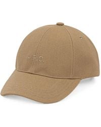 A.P.C. - Baseballkappe Mit Logo-Stickerei - Lyst