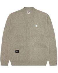 Aape By A Bathing Ape - Ape Head Cardigan mit aufgesetzter Tasche - Lyst