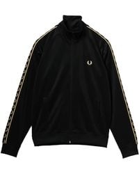 Fred Perry - Logo Tape Long-Sleeved Jacket - Lyst
