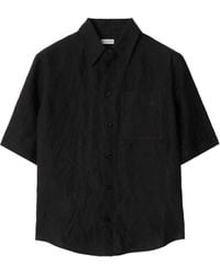 Burberry - Linen Shirt - Lyst