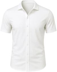 Patrick Assaraf - Short-Sleeve Button-Up Shirt - Lyst