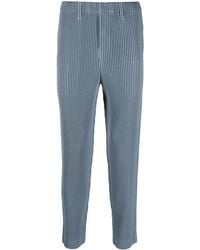 Homme Plissé Issey Miyake - Kersey Plissé Straight-Leg Trousers - Lyst