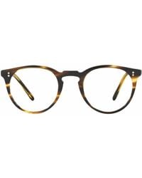 Oliver Peoples - Lunettes De Vue O'Malley À Monture Ronde - Lyst