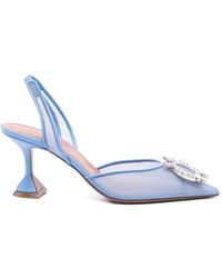 AMINA MUADDI - Begum Mesh Slingback Pumps - Lyst