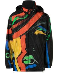Moschino - Artistic-print Hooded Jacket - Lyst