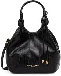 Gianni Chiarini - Small Dua Panelled Leather Tote Bag - Lyst