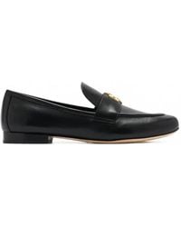 Tory Burch - Charlie Logo-Plaque Loafers - Lyst