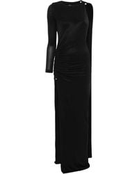 Nissa - Robe Longue À Dos Ouvert - Lyst