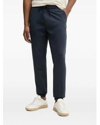 Aeronautica Militare - Logo-Embroidered Drawstring Track Pants - Lyst