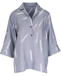 Kiton - Polo-Collar Blouse - Lyst