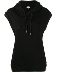 Woolrich Sweat sans manches à capuche - Noir