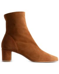 BY FAR - Sofia Suede Ankle Boots - Lyst