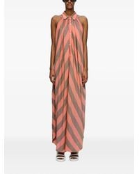 Marrakshi Life - Maxi The Halter Striped Dress - Lyst